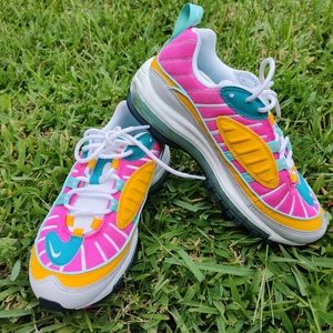 Nike Women Air Max 98 Easter Spirit Teal Laser fuchsia.